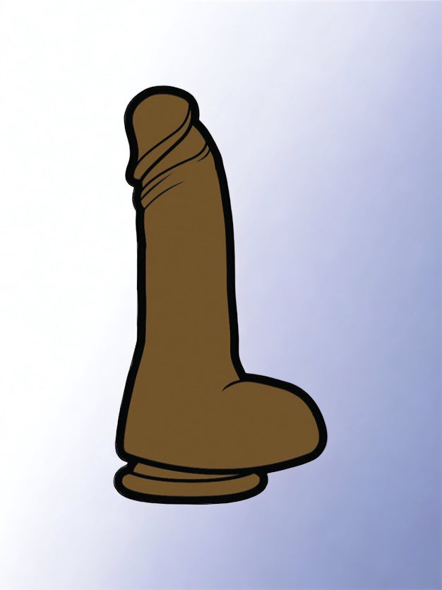 Brown Dildo Pin