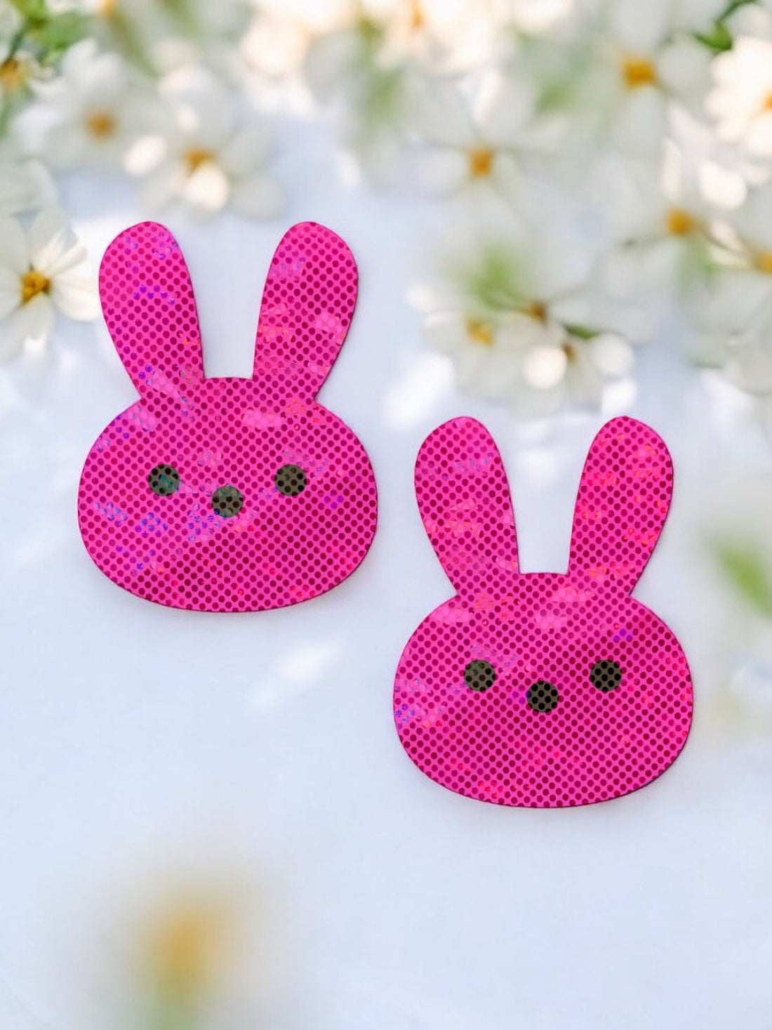 Pink Glitter Bunnies