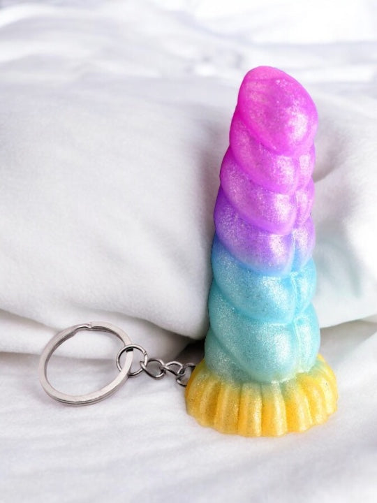Mystique Unicorn Mini Dildo Keychain
