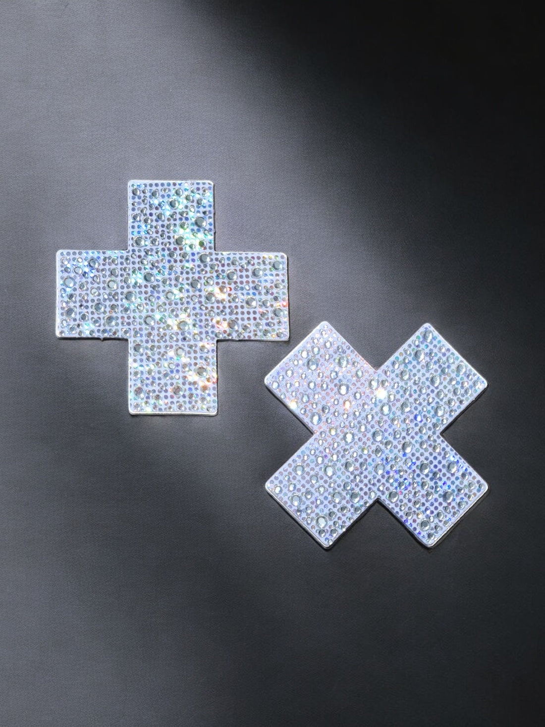 White Crystal Crosses