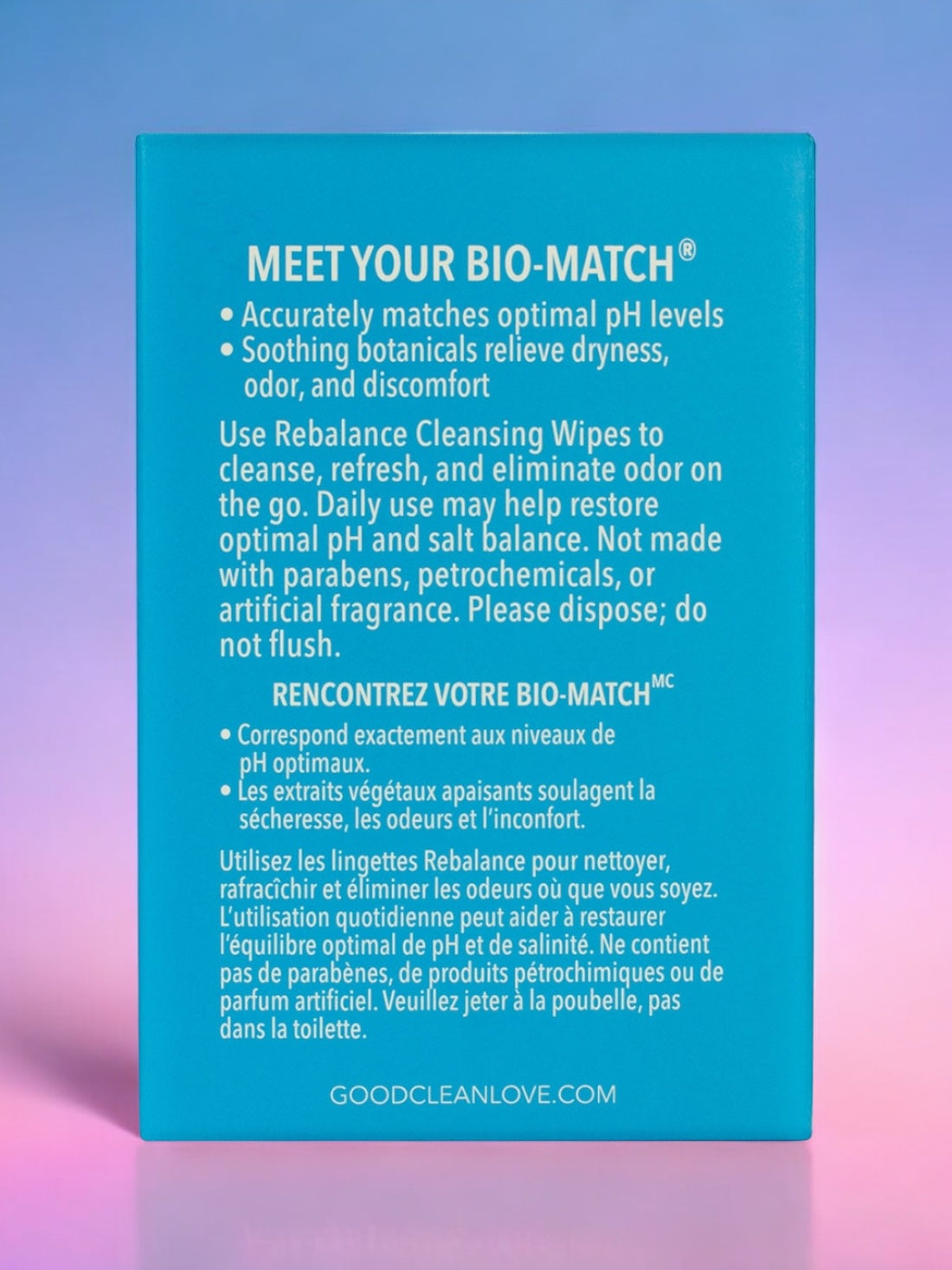 Good Clean Love Rebalance Cleansing Wipes