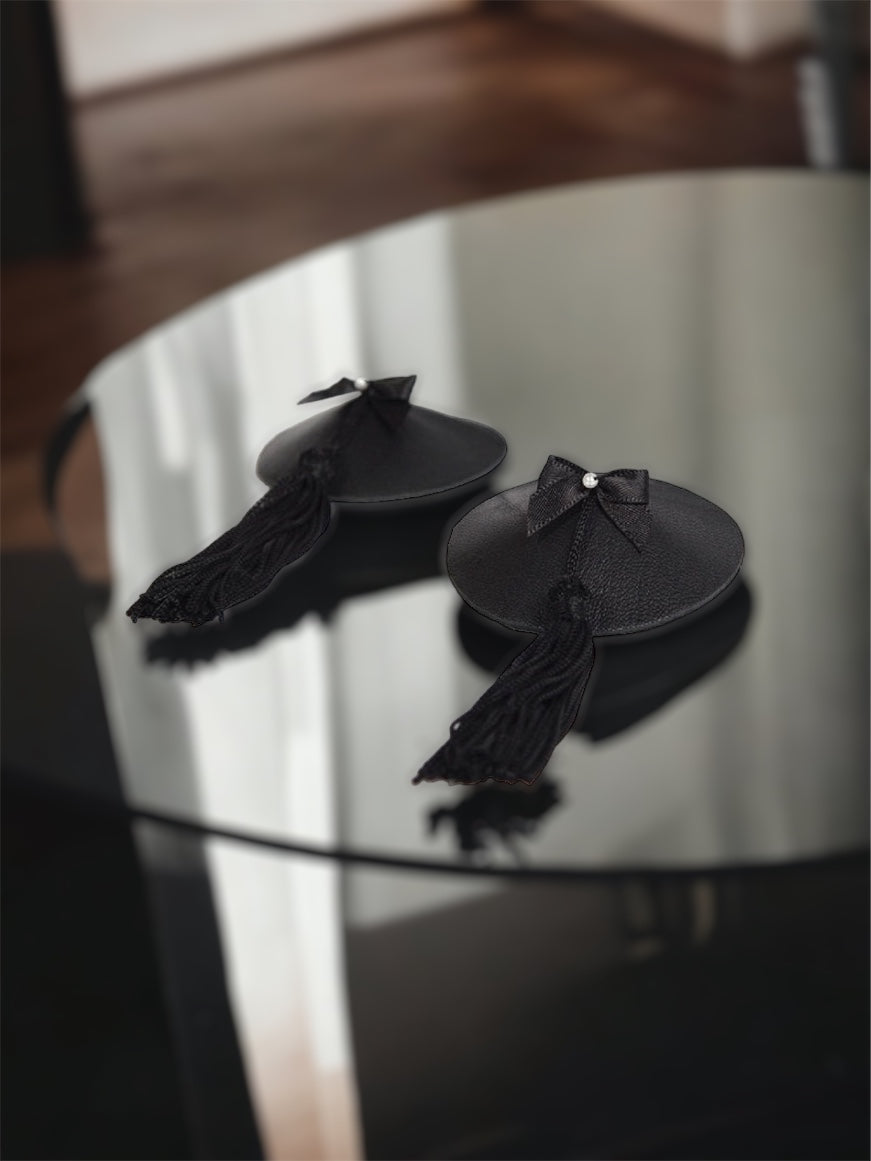 Black Tassel Burlesque Pasties