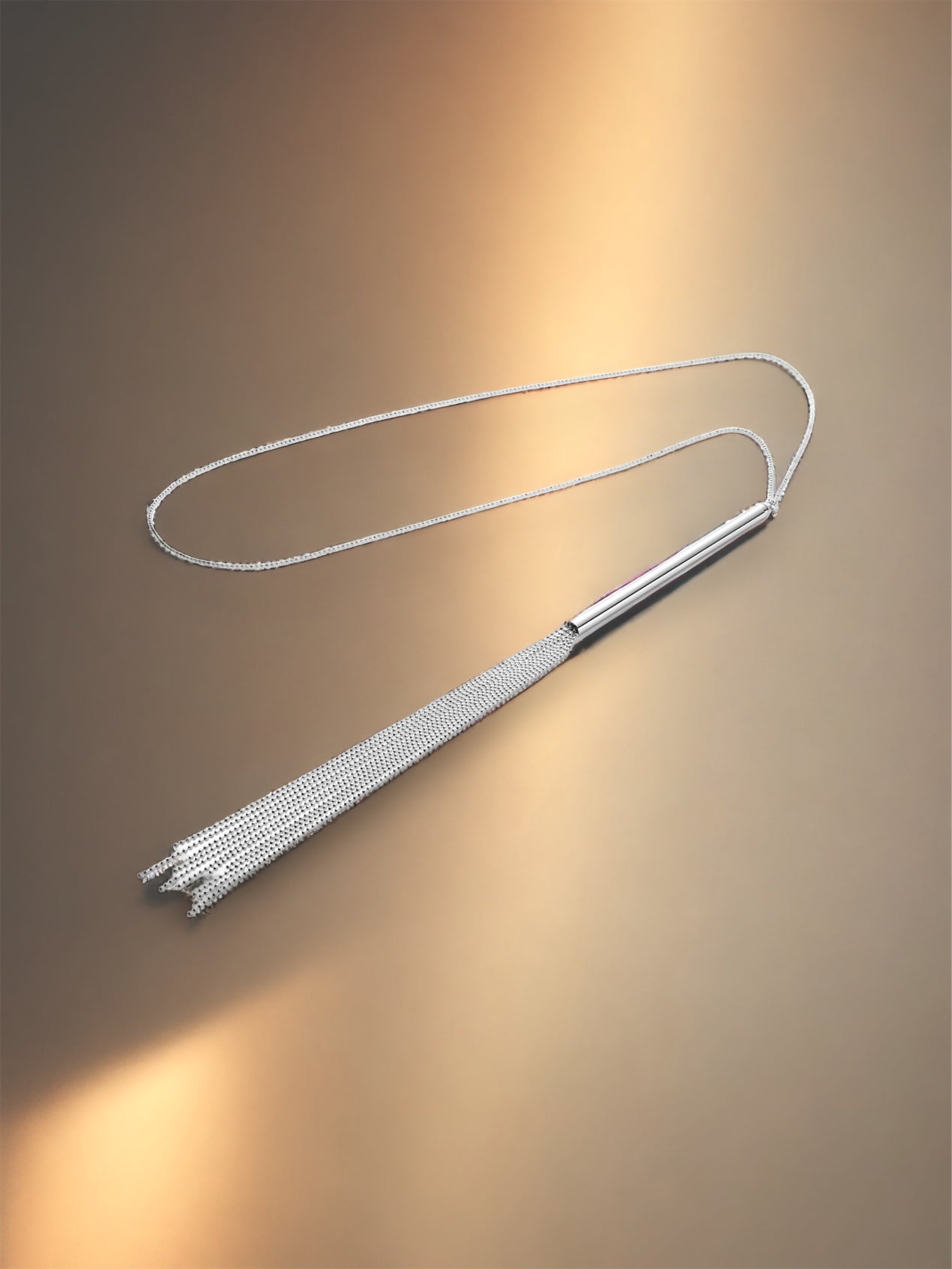 Chain Necklace Whip Silver