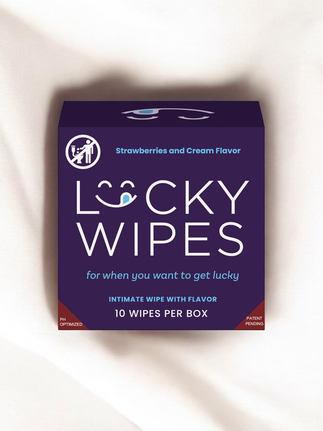 Sweetums Lucky Wipes Strawberries & Cream Flavor 10 Pack