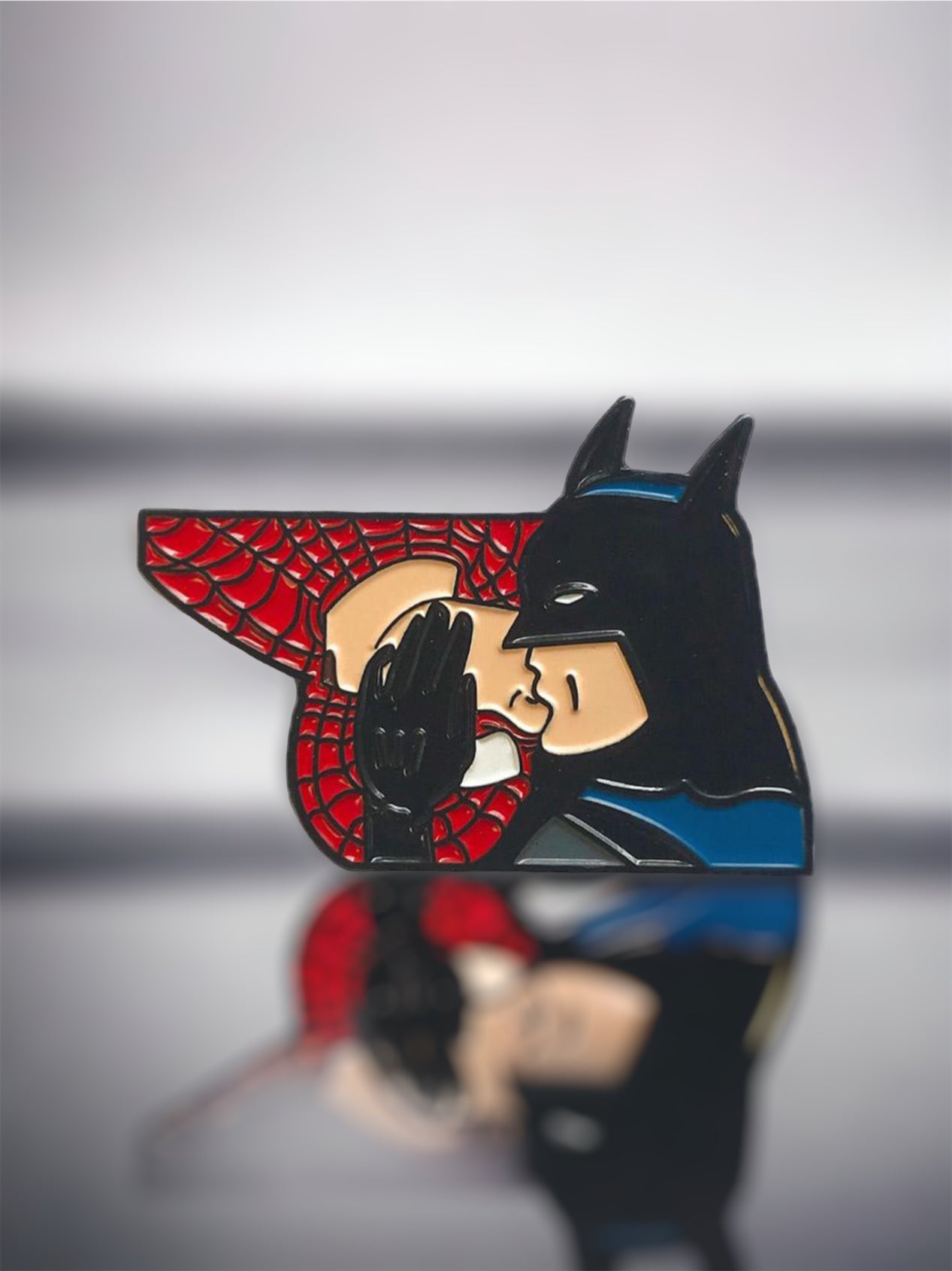 Batman & Spider-Man XO Pin