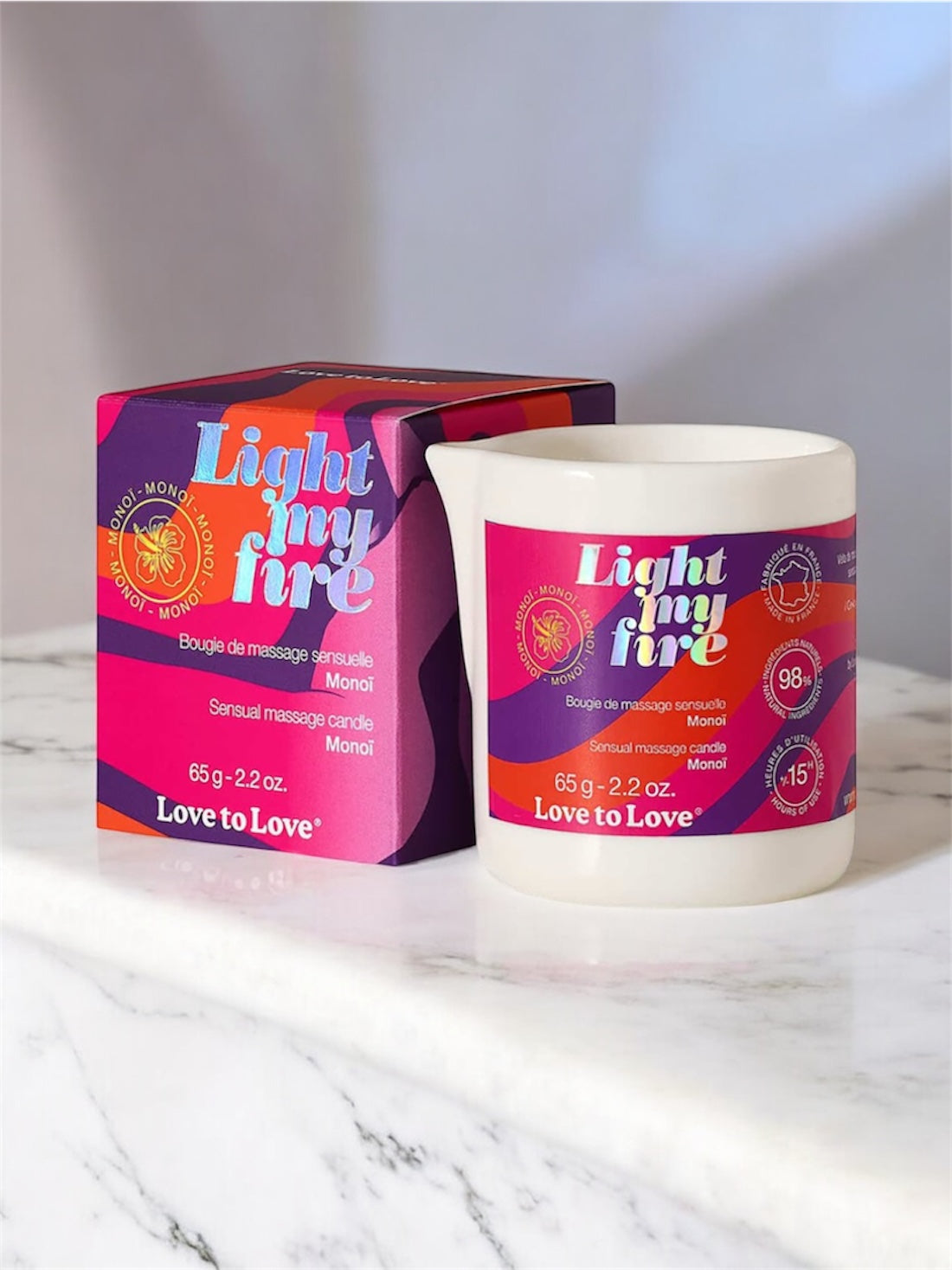 Love to Love Light My Fire Sensual Massage Candle