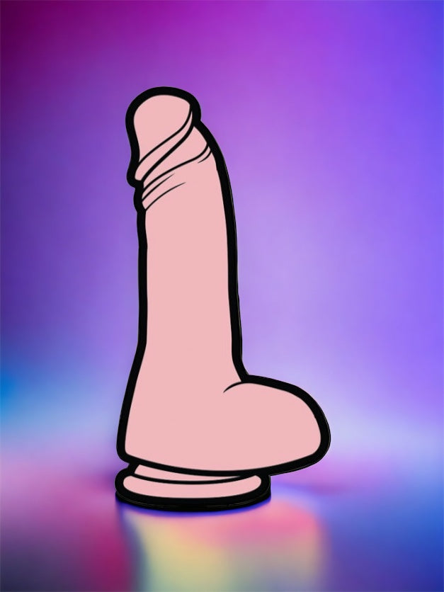 White Dildo Pin