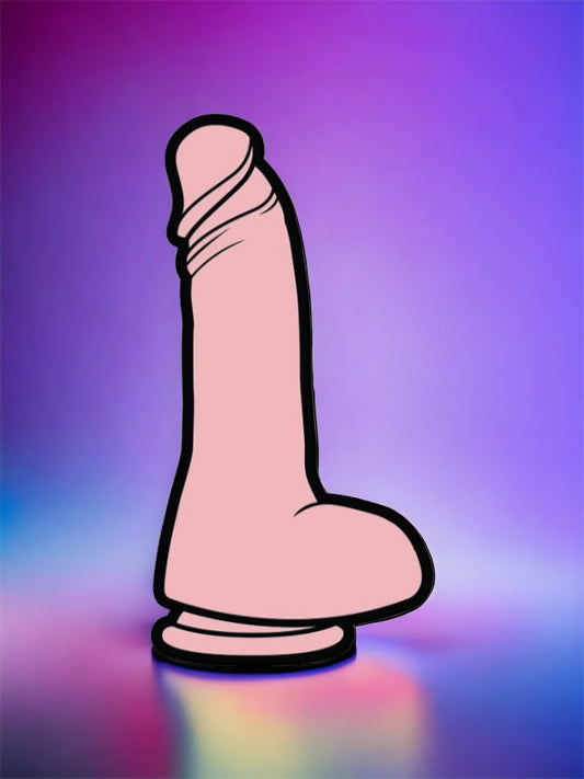 White Dildo Pin