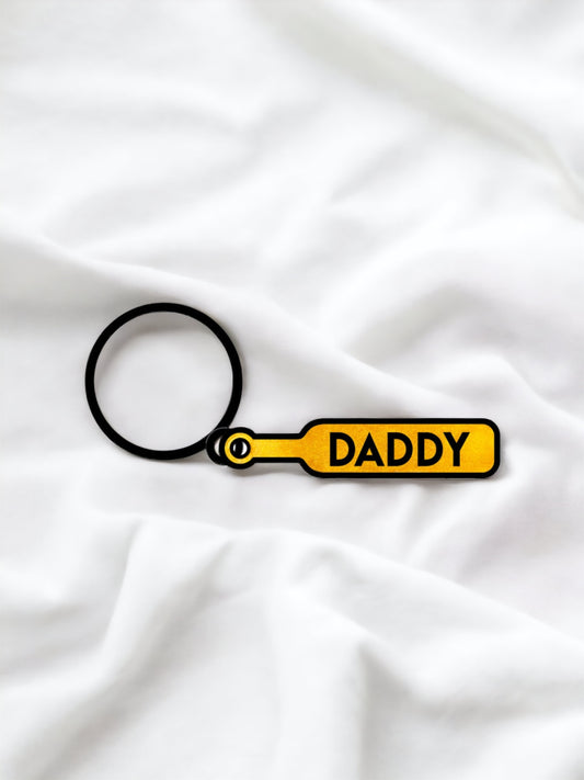 Daddy Paddle Keychain