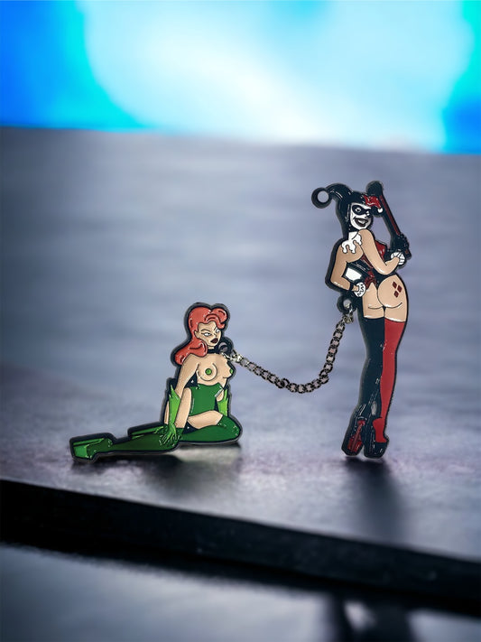 Mad Love Ivy & Harley Duo Pin