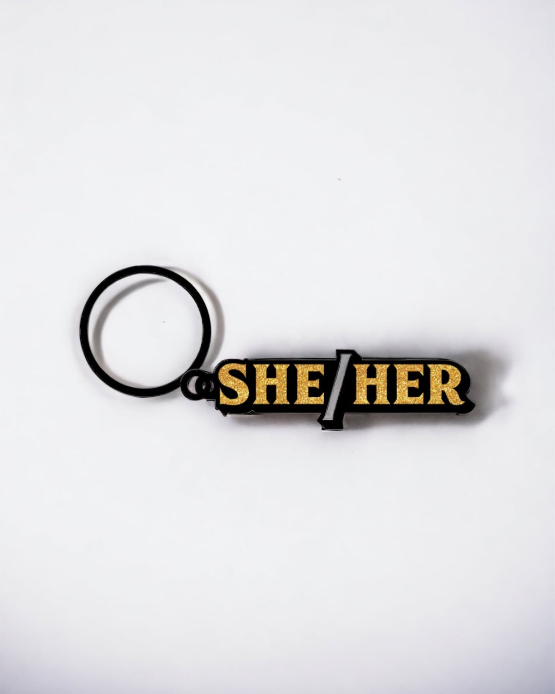 She/Her Keychain