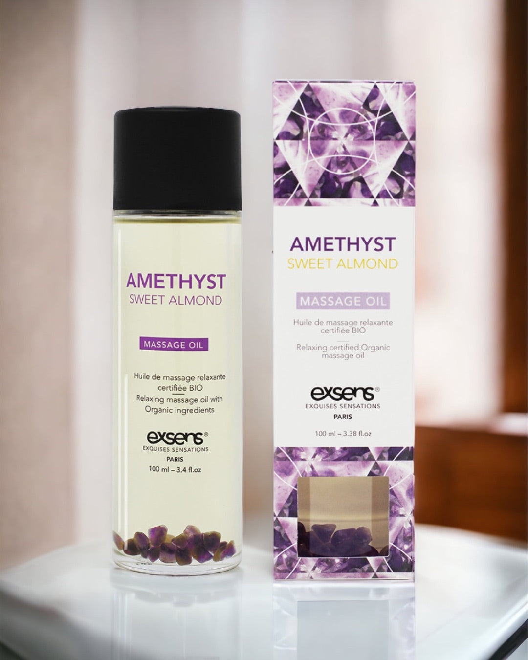 Exsens Massage Oil - Amethyst Sweet Almond