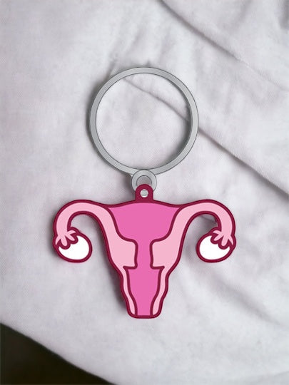 Uterus Keychain