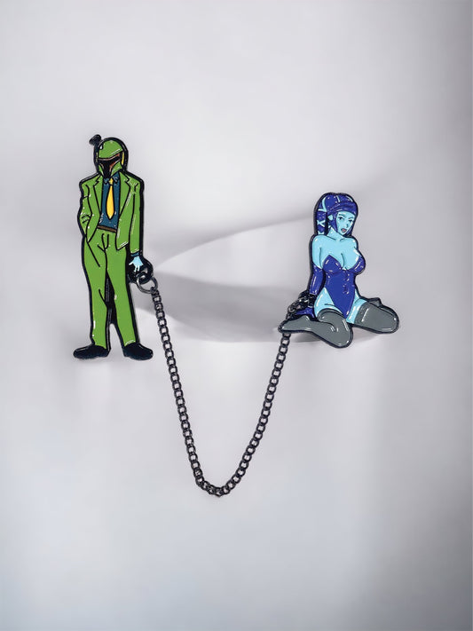 Fett Pimp & Slave Duo Pin