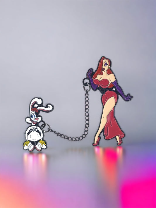 Jessica & Roger Duo Pin