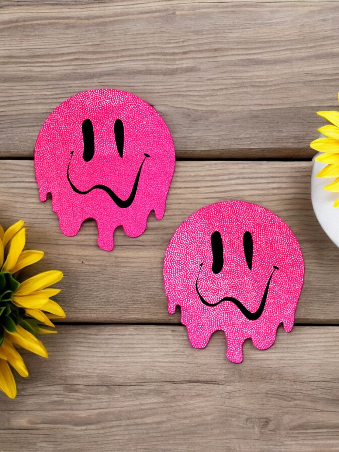 Pink Melted Smileys