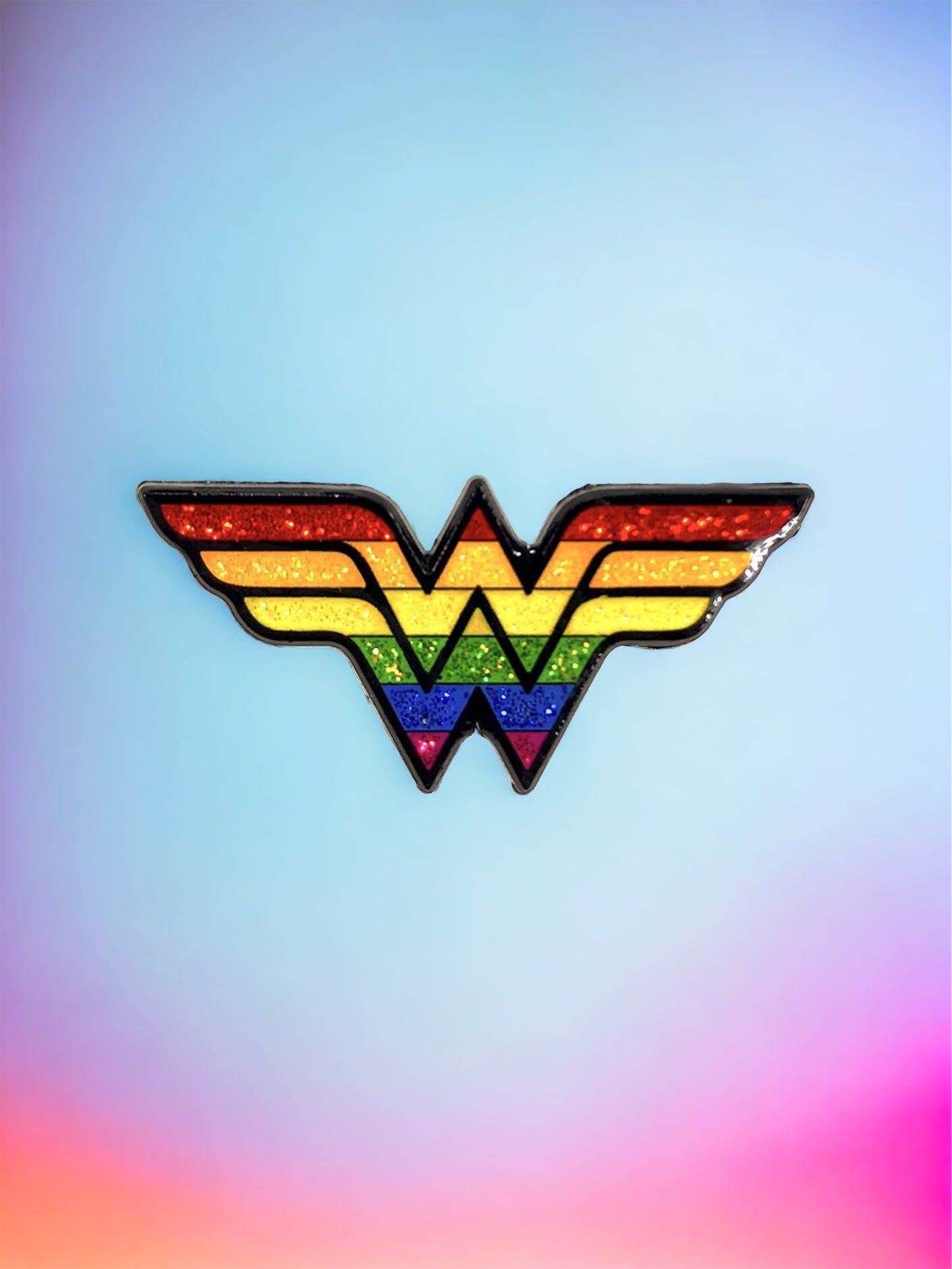 Wonder Woman Pride Pin