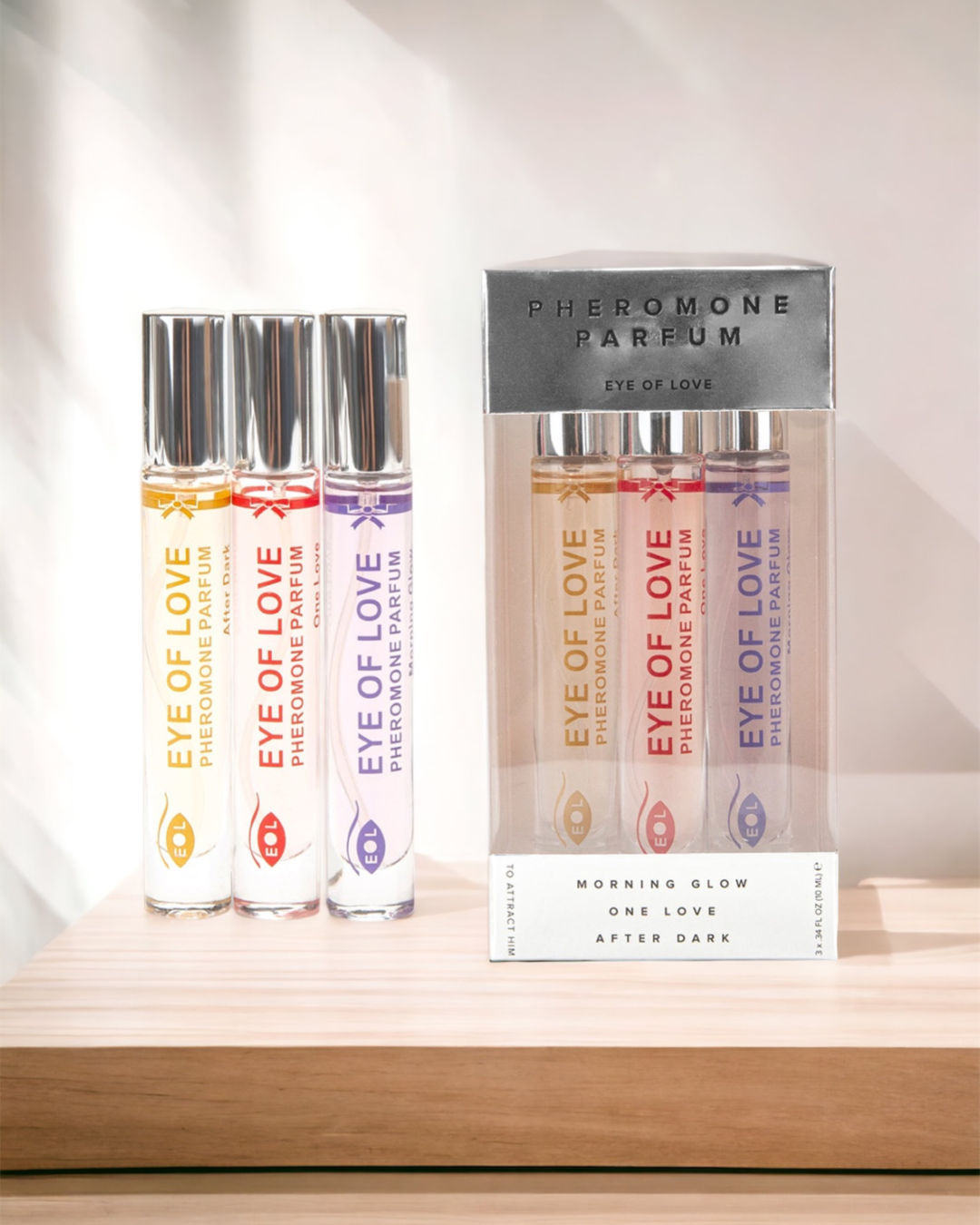 Eye of Love Pheromone Parfum Attract Him 3pc Set