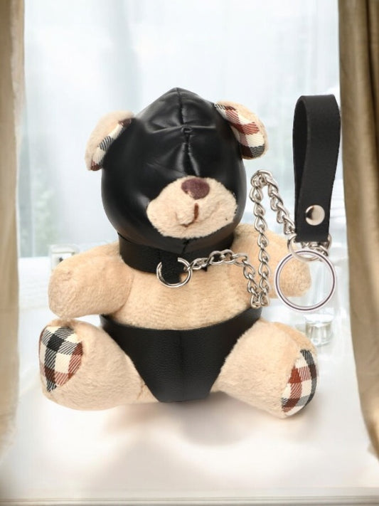 Hooded Teddy Bear Keychain