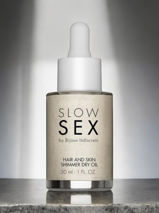 Slow Sex Hair & Skin Shimmer Dry Oil
