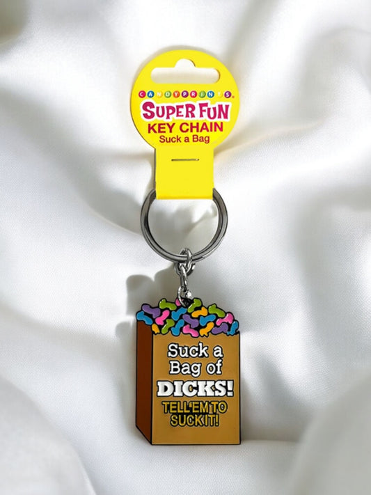 Suck a Bag Keychain