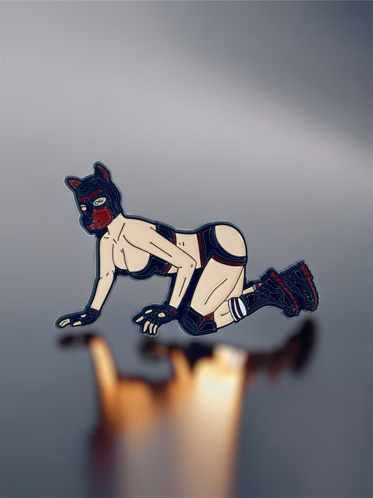 Pup Girl Pin