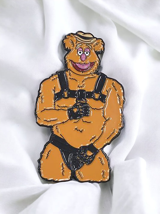 Fozzie Leather Pin