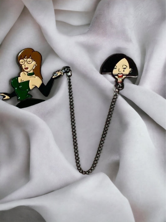 Mistress D & Sub J Duo Pin