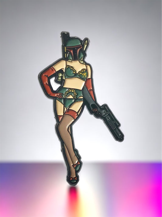 Miss Fett Pin