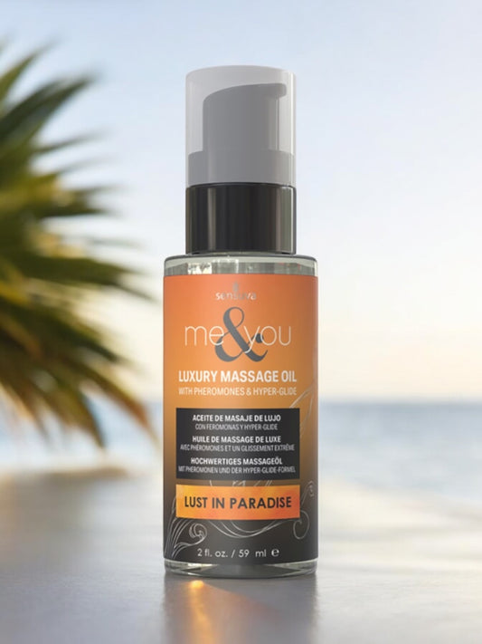 Sensuva Me & You Pheromone Massage Oil - Lust in Paradise