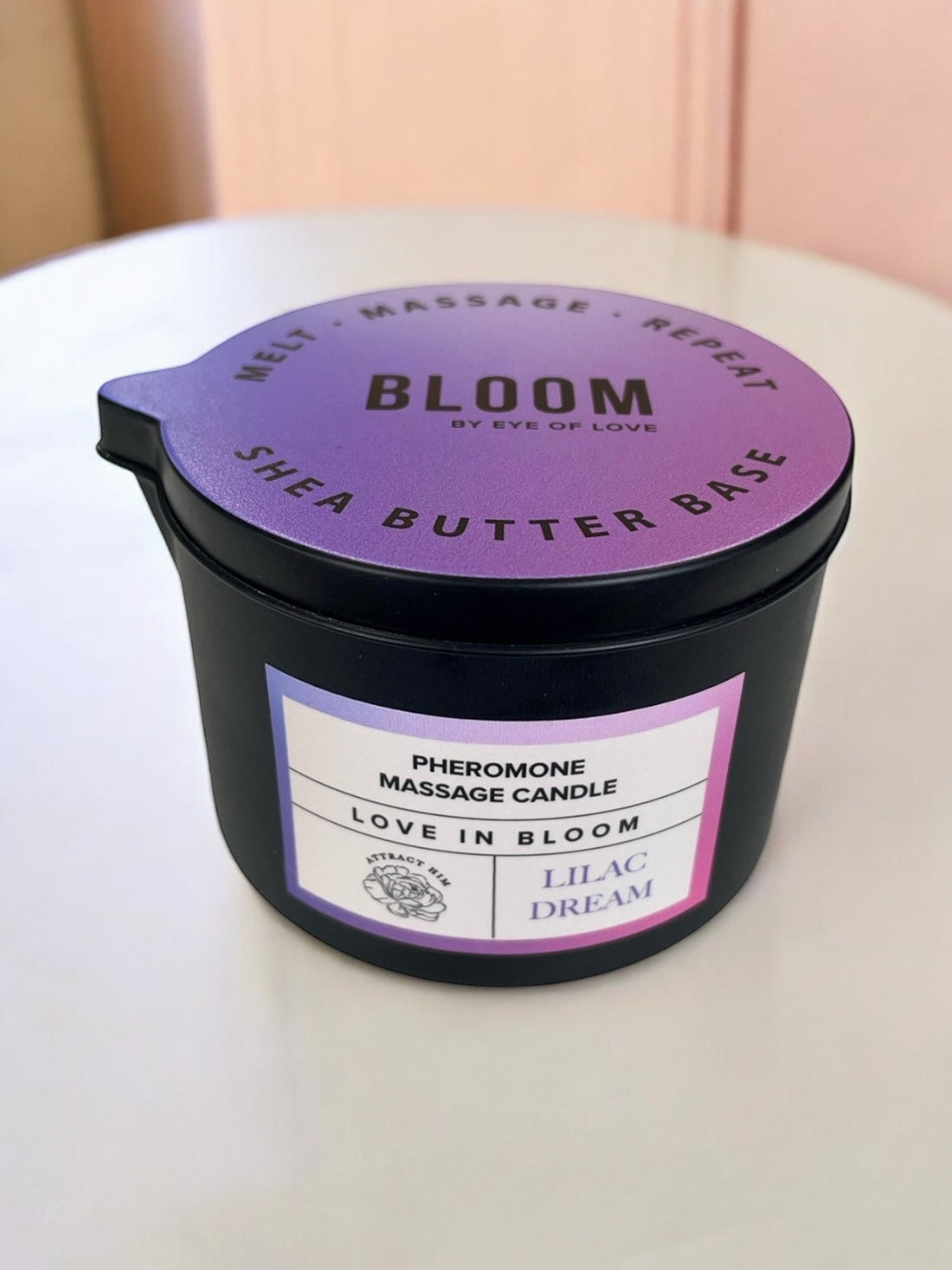 EOL Pheromone Massage Candle - Lilac Dream
