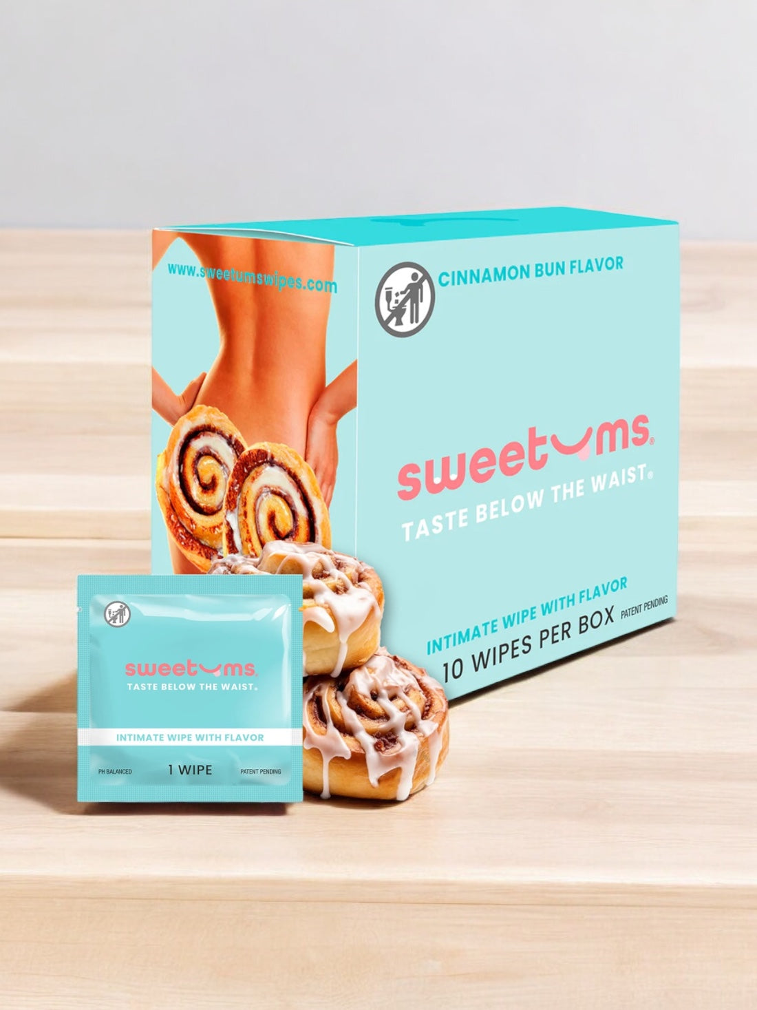 Sweetums Flavored Intimate Wipes 10pk