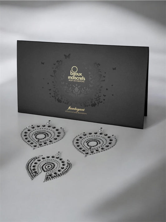 Bijoux Indiscrets Flamboyant - Black/Silver