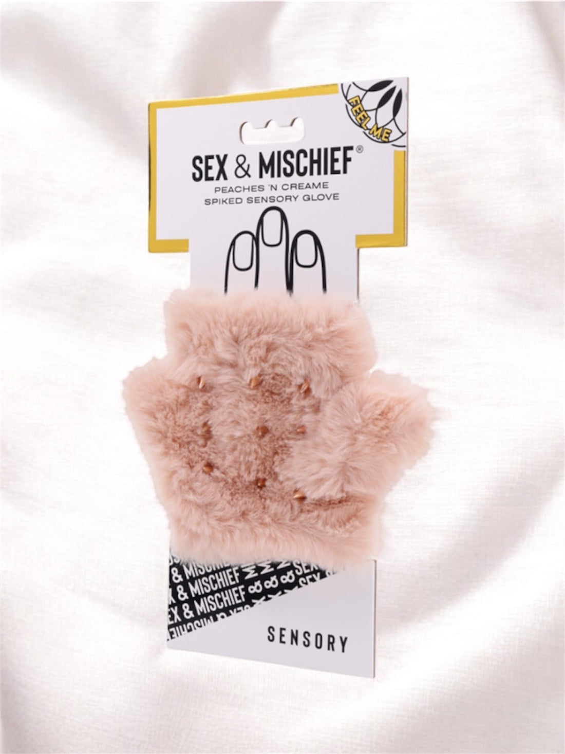 Sex & Mischief Peaches 'n CreaMe Spiked Sensory Glove