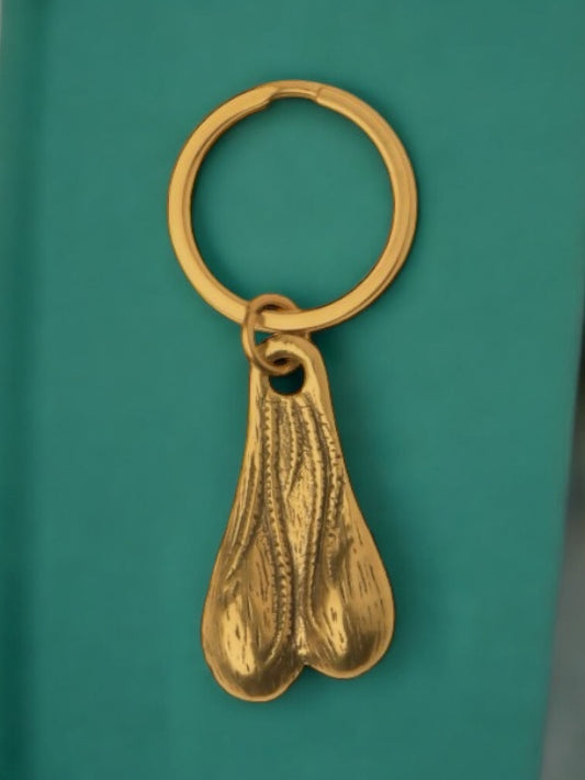 Brass Nuts Keychain